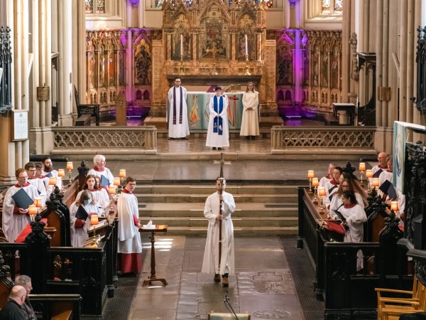 Nave during a Sunday service